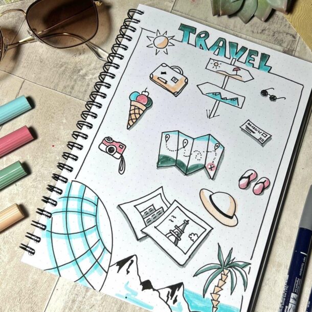 Reiseplanung Im Bulletjournal Sketchnotes By Diana