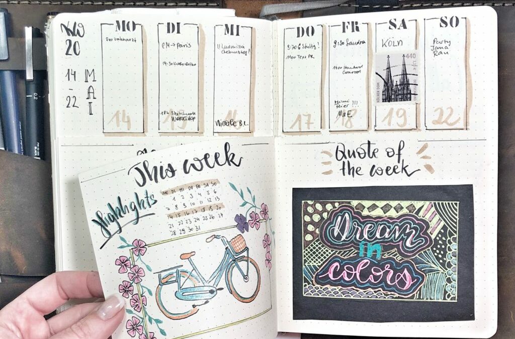 Bullet Journal Dutch Door