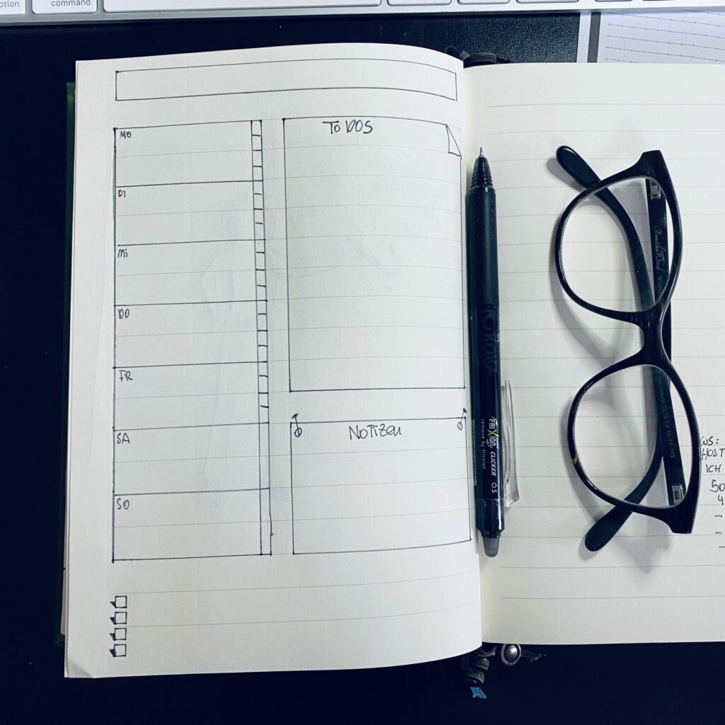 Bullet Journal Weekly Log