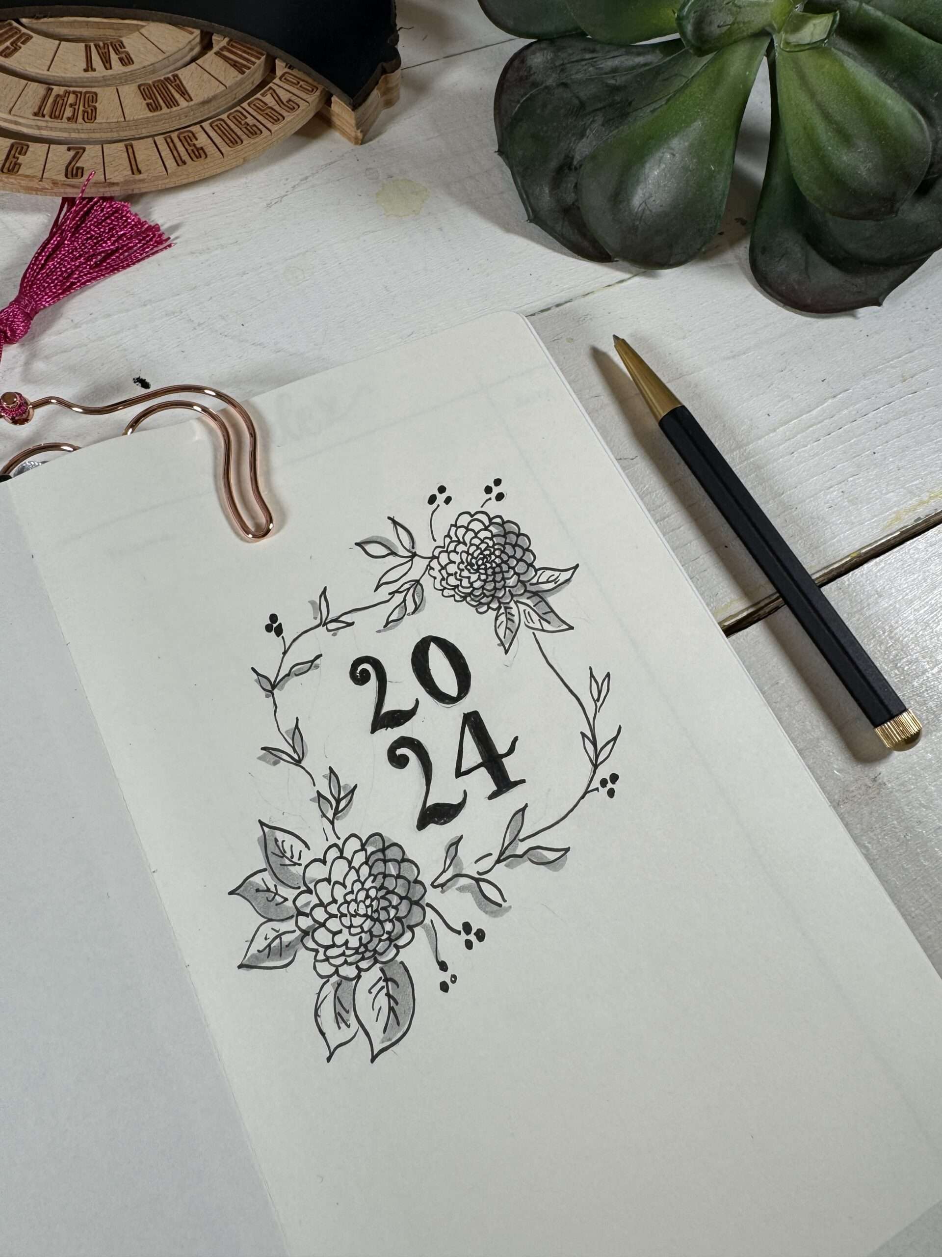 Mein Bullet Journal 2024 - Sketchnotes by Diana